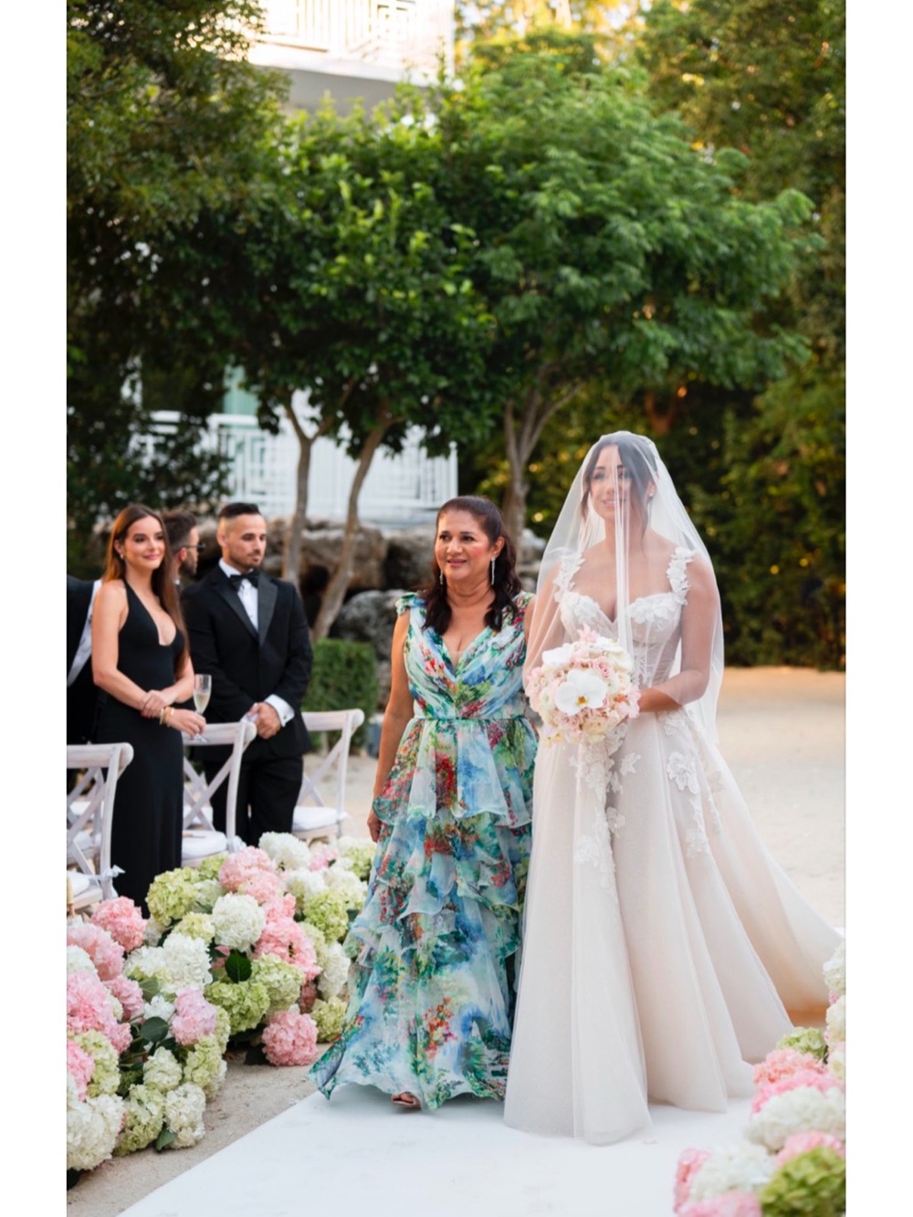 Blue maxi gown